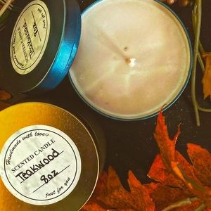 Handmade soy wax candle